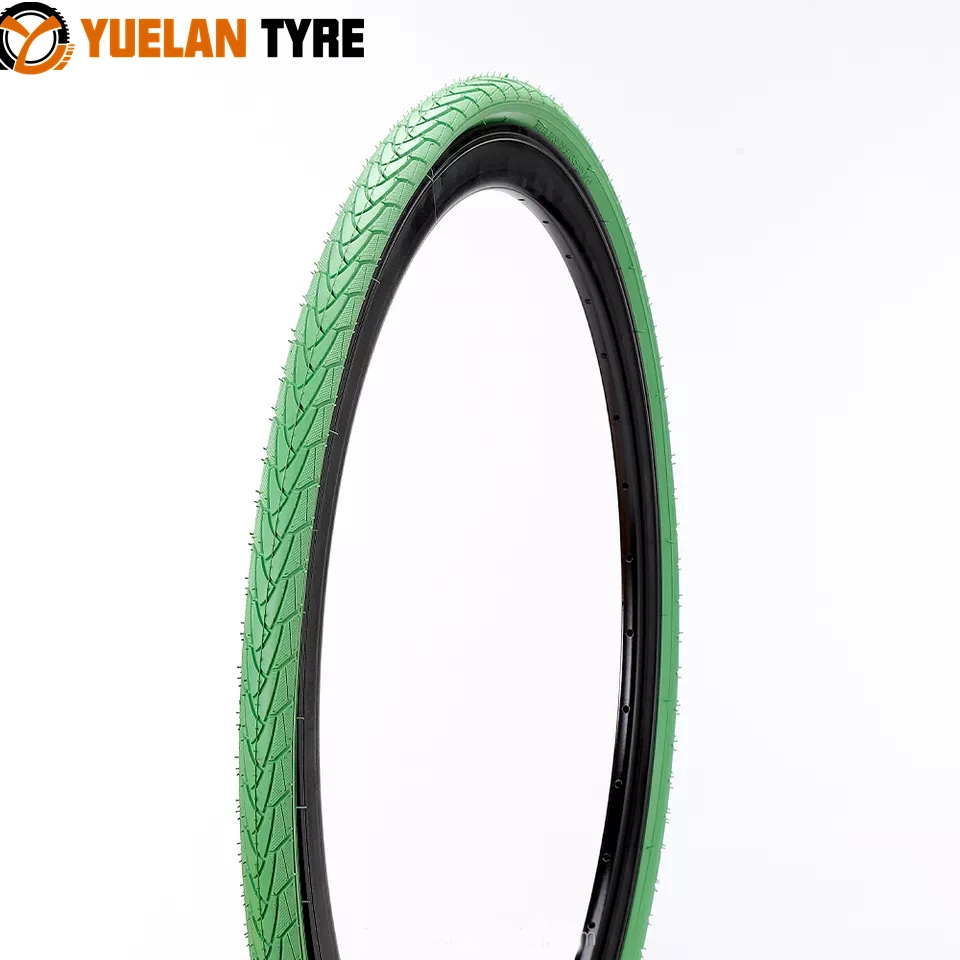 Wholesale/Suppliers Color High Speed 700*23c Street Bicycle Tire Road Racing Bike 700*35c Green and Pink Color Tire Tyre 27tpi