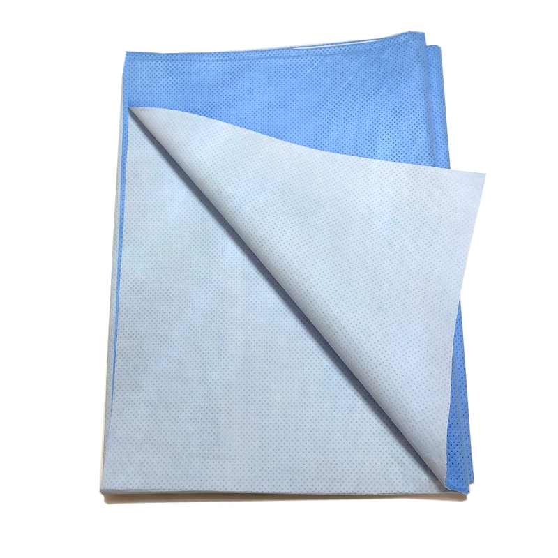 Película PE estratificados Smpe Hidrofílico Medical Nonwoven Fabric para reforço das capas