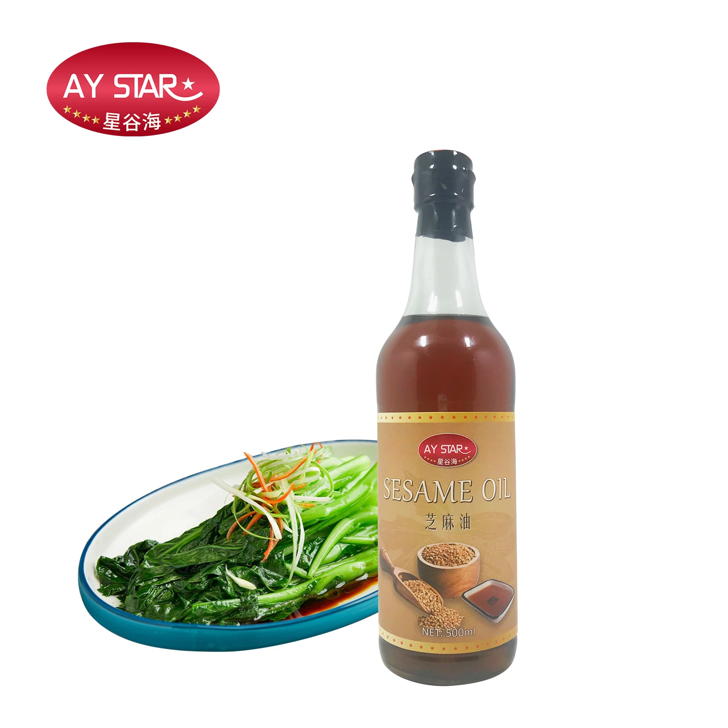 Free Sample Natural Fresh Vegetable Cooking Sesame Seed Oil 150ml