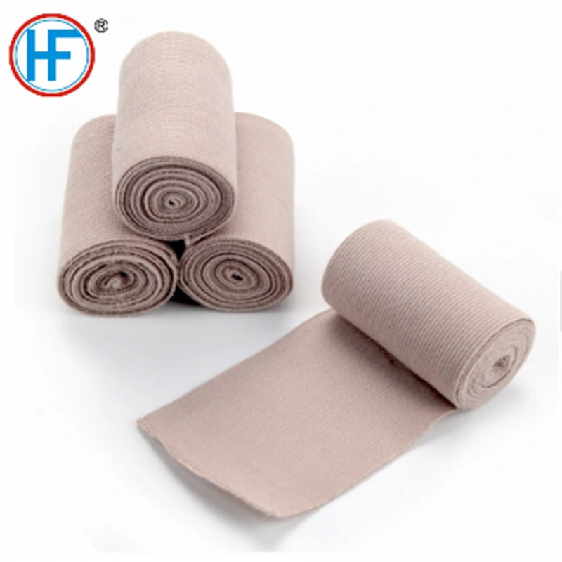 Disposable Medical Hospital Gauze Supply Skin Color High Elastic Cotton Crepe Bandage Factory with CE FDA