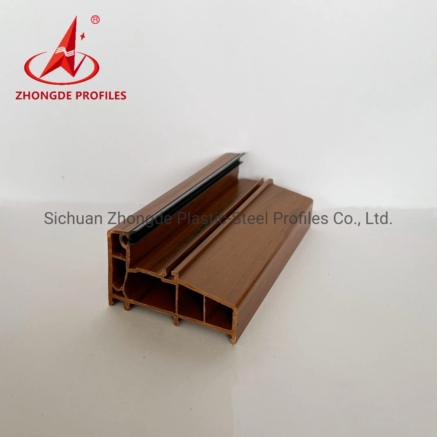 Zhongde Brand Eco Friendly 60/65/75/80/88 mm UPVC Plastic Windows Doors Profiles Construction Building UPVC Extrusion Profiles for Home/Building Decoration.