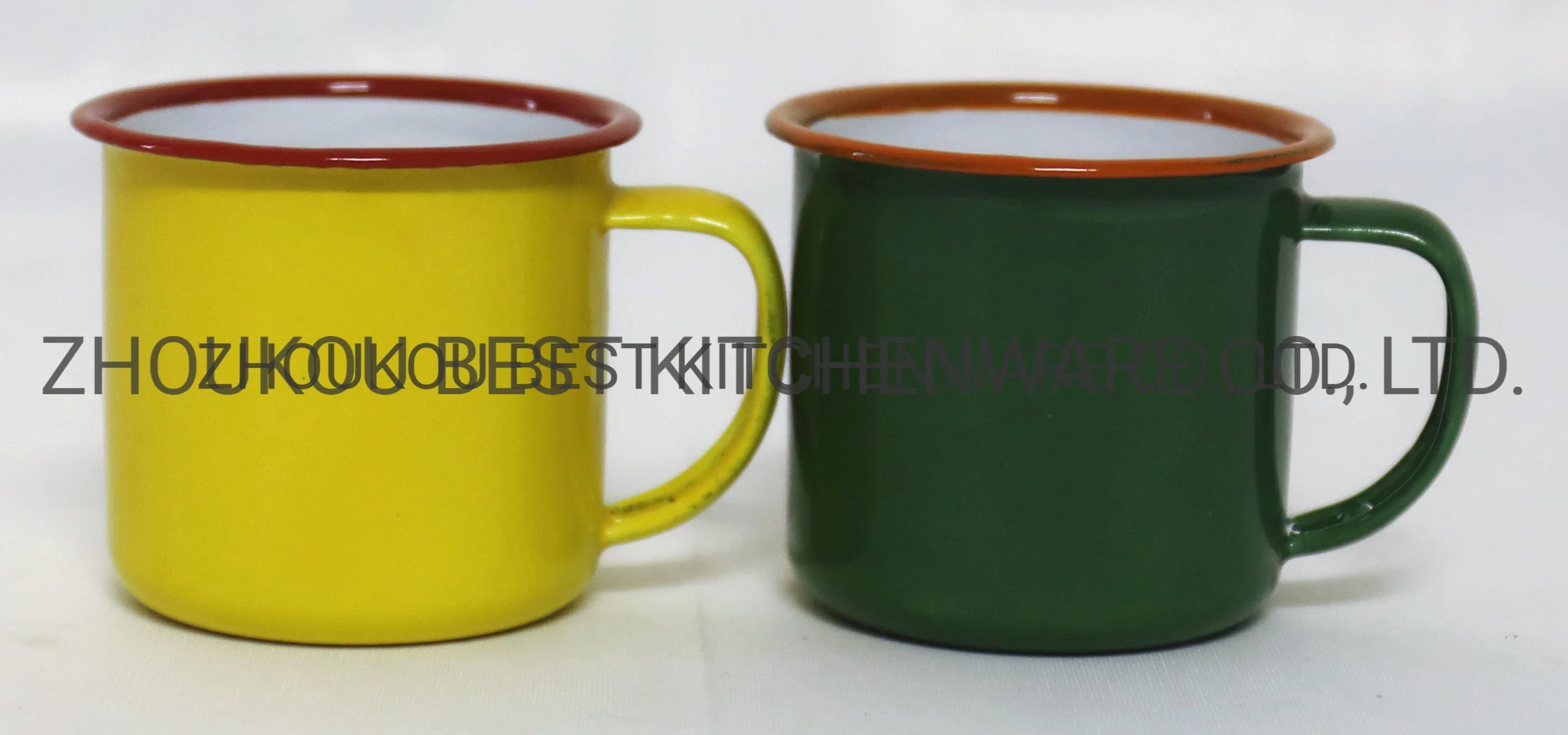 Simple Style Enamel Mug Solid Enamelware Cup