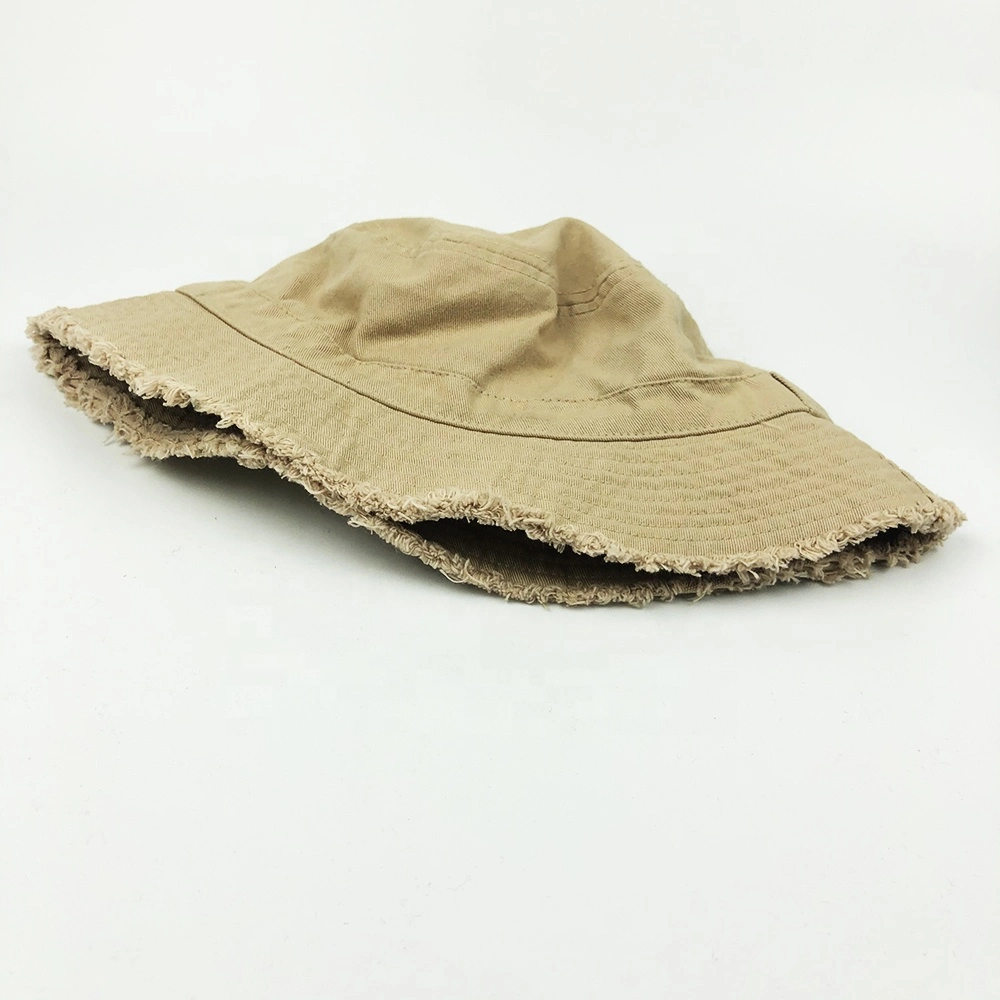 Men and Women Adults Group Flat Brim Hat Sun Visor Embroidery Logo Fishing Bucket Hat