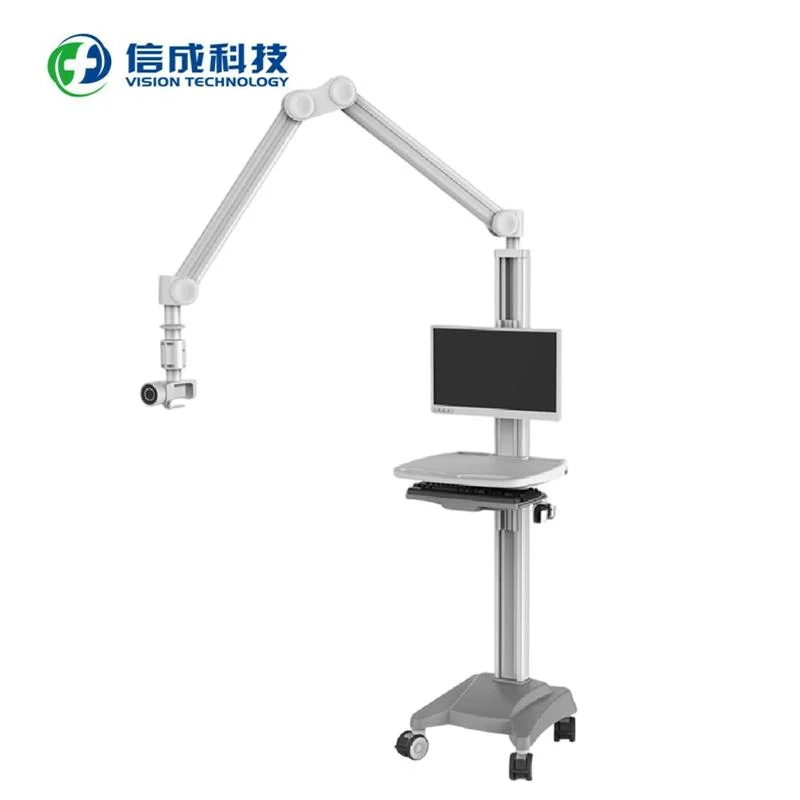 Hospital Telemedicine Remote Consultation Camera Monitor Workstation Mobile Trolley