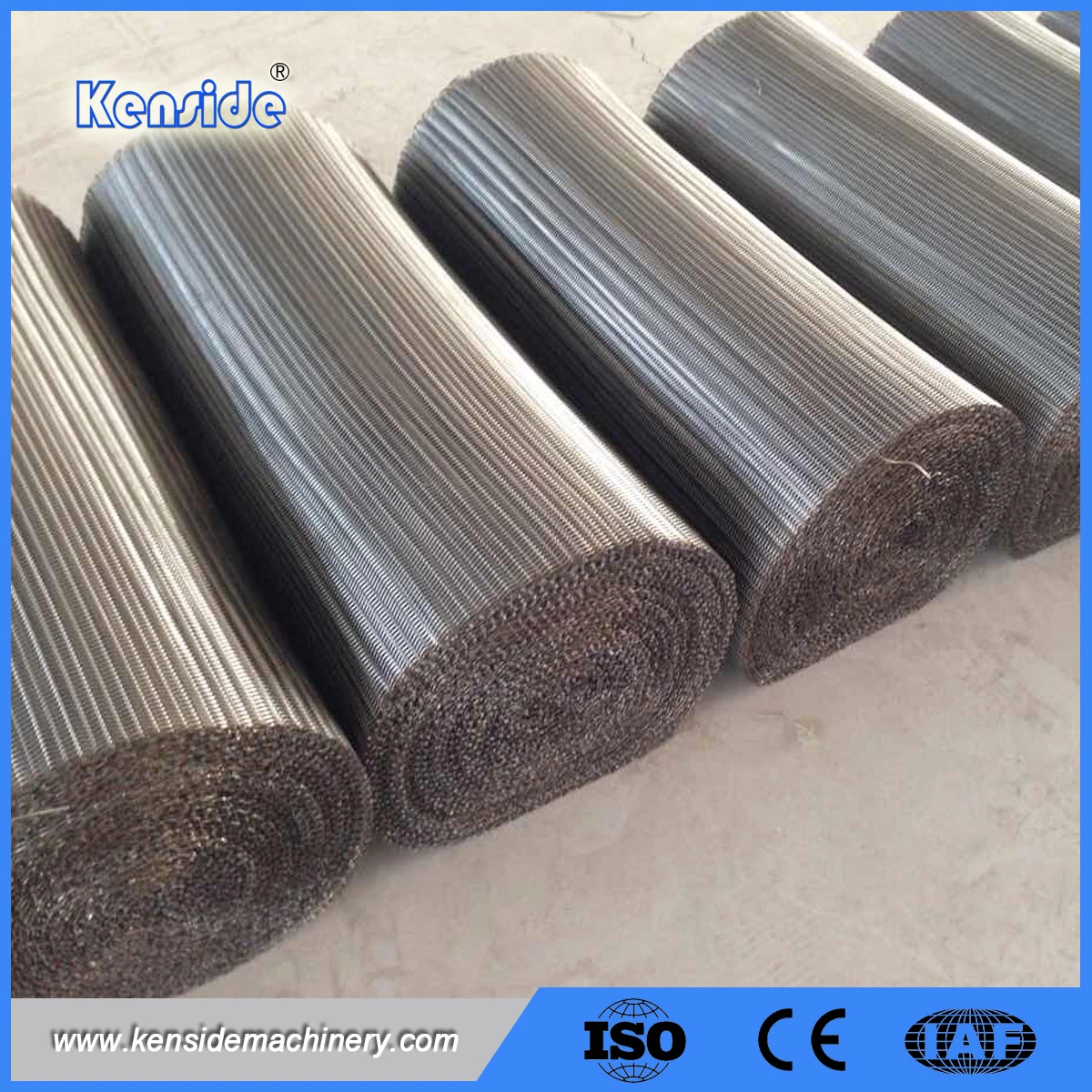 Stainless Steel Spiral Woven Balanced Wire Mesh Conveyor Belts