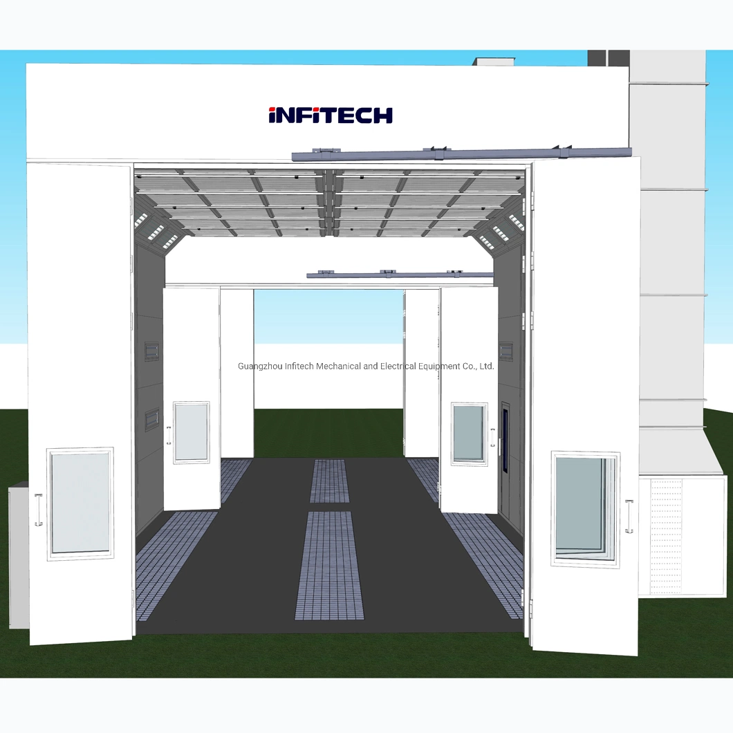 G-It-15-5A Truck Bus Car Paint Spray Booth Diesel or Gas or Electric Heated Downdraft Booth Economy Spray Booth