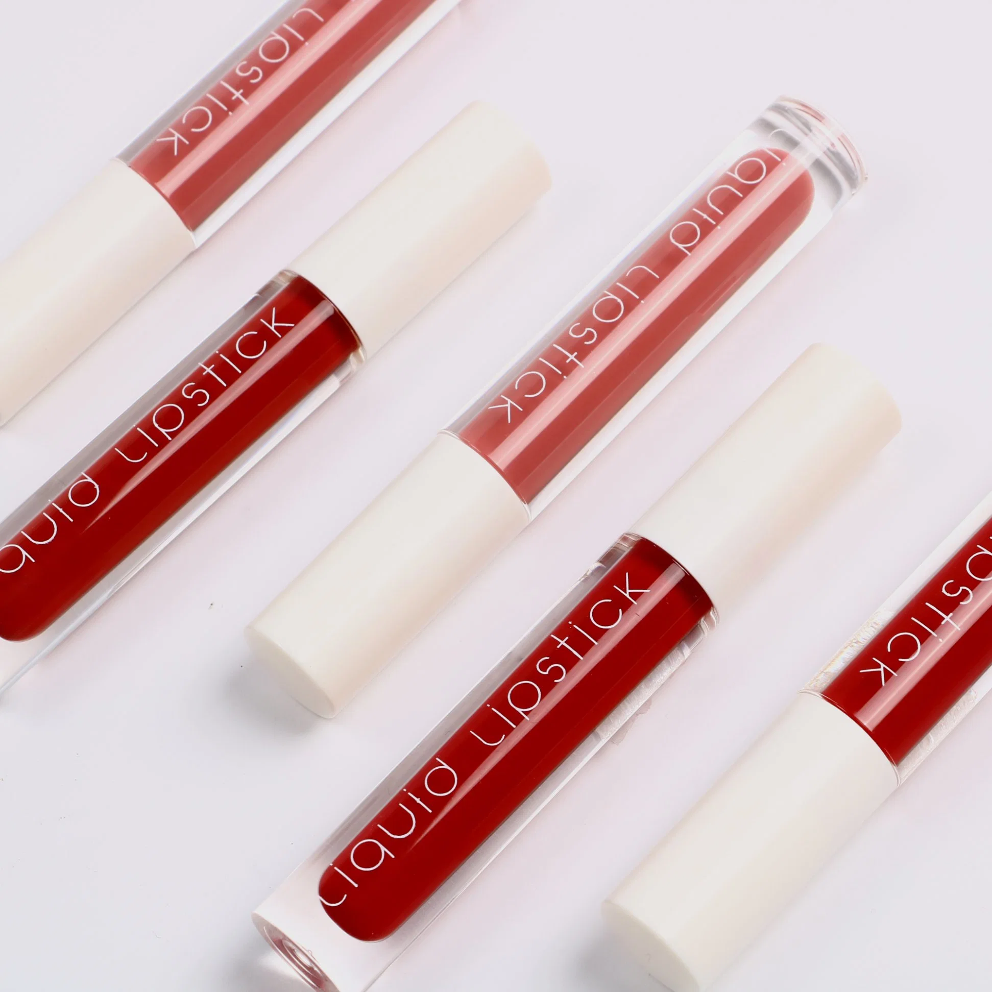 Großhandelsqualitäts-nackter flüssiger Lippenstift-Eigenmarken-Lippenmattglanzwasserdichte Vegan-Kosmetik