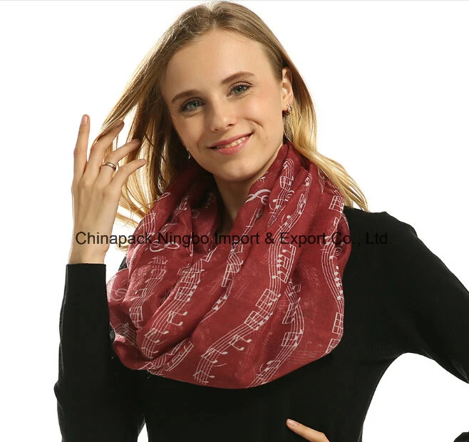 Women Fashion Music Summer Cool Yarn Scarf