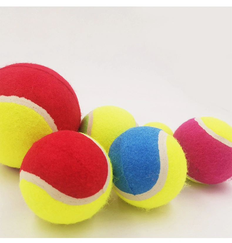 Rubber Tennis Balls for Medium Dogs Training Outdoor Indoor Playing