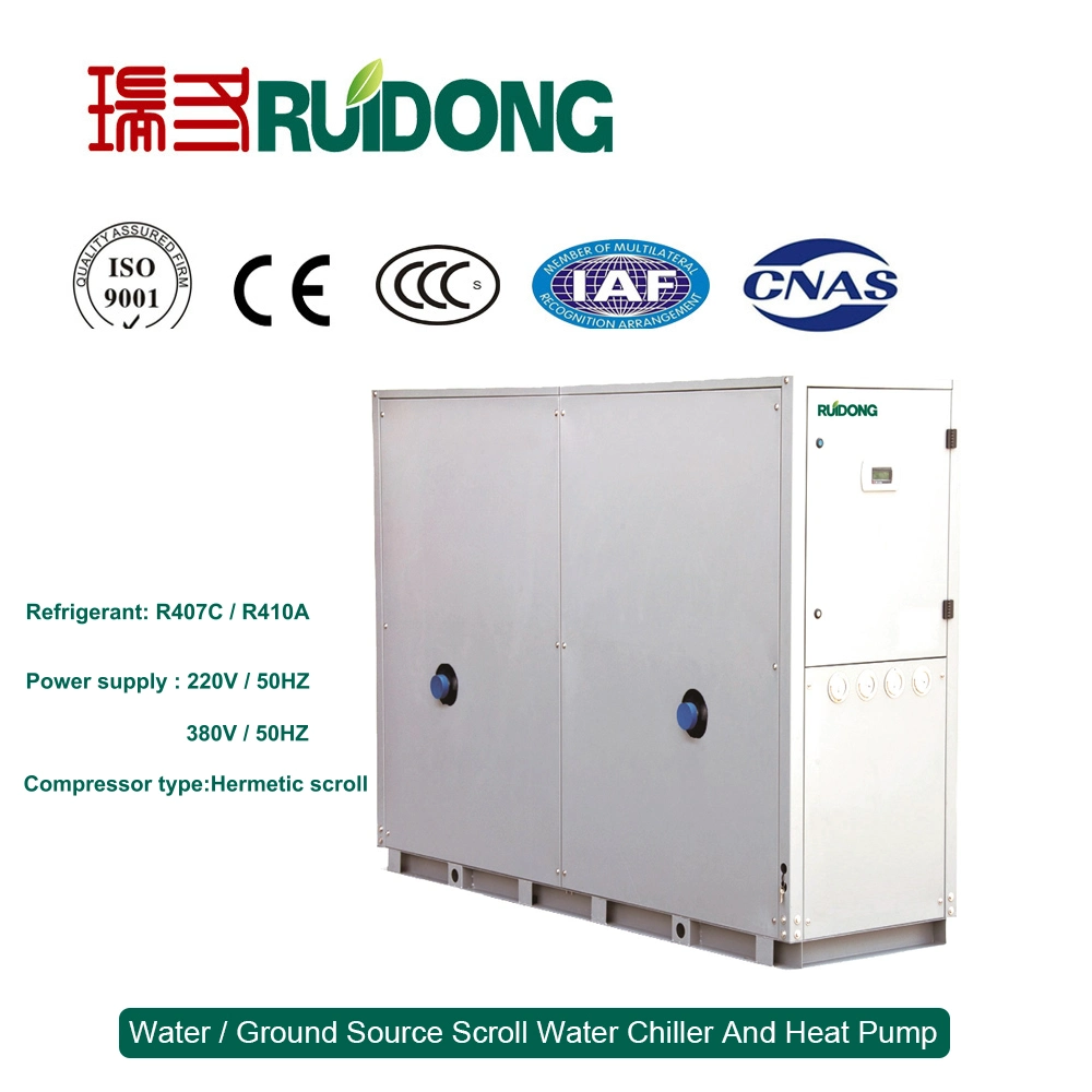 Air Conditioning Manufactures R410A Water Cooled Scroll Compressor Chiller and Heat Pump