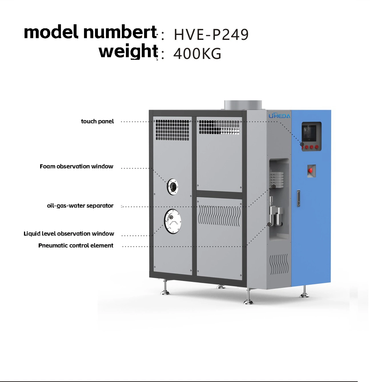 Water-Based Coolant Negative Pressure Distillation Concentration Unit, Water-Based Coolant Cryogenic Vacuum Evaporator