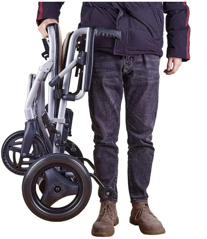 2023 Heißer Verkauf Medizinischer Bürstenloser Motor Ultra Leichter Elektrischer Rollstuhl Faltbarer Power Rollstuhl Mobilität Scooter