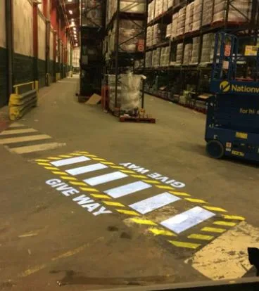 Virtual LED Floor Signage Gobo Projector for Workshop Overhead Crane Forklift