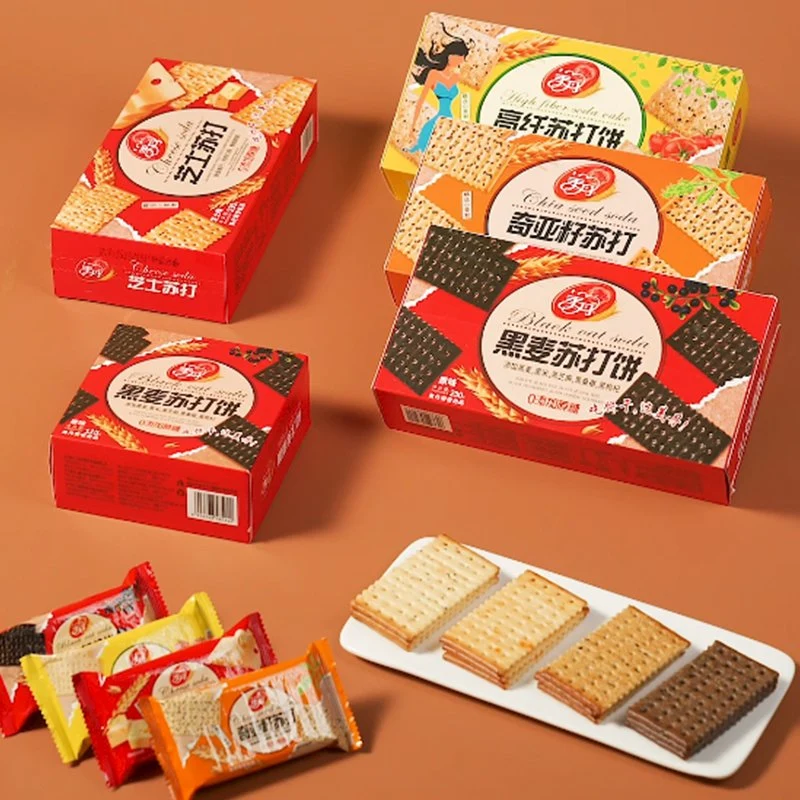 Mayorista/Proveedor de fábrica de galletas galletas con sabor a sal de mar - Soda Centeno Cracker