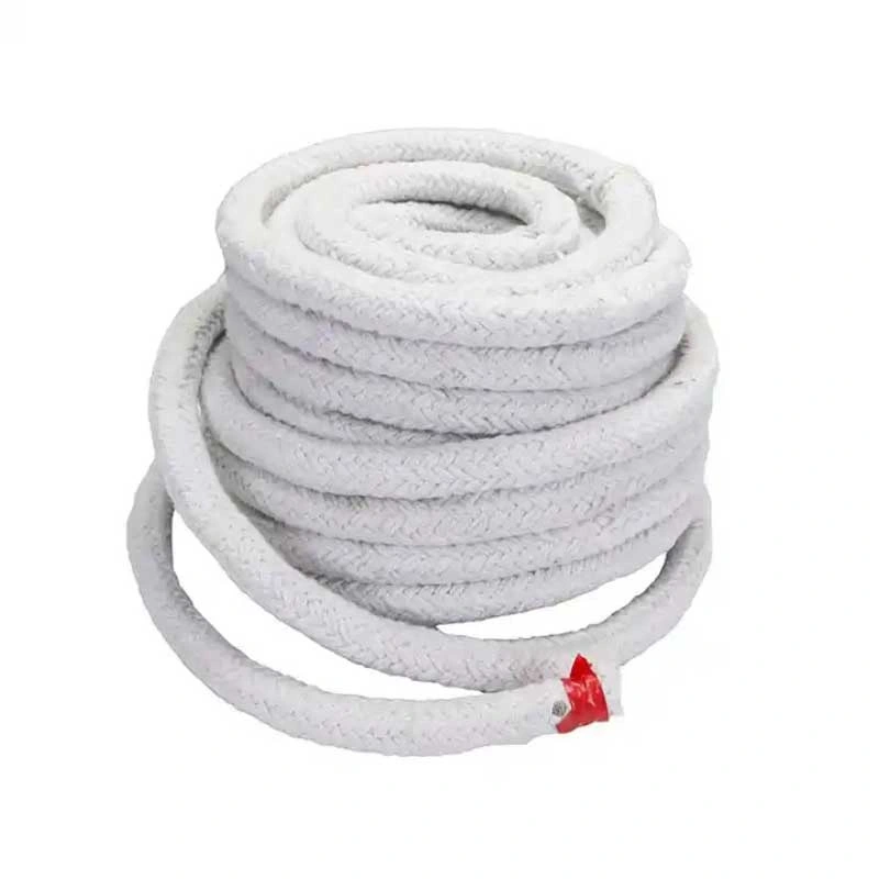 Refractory High Temperature Fibre Woven Textiles Thermal Insulation Ceramic Fiber Rope for Door Seal Stove