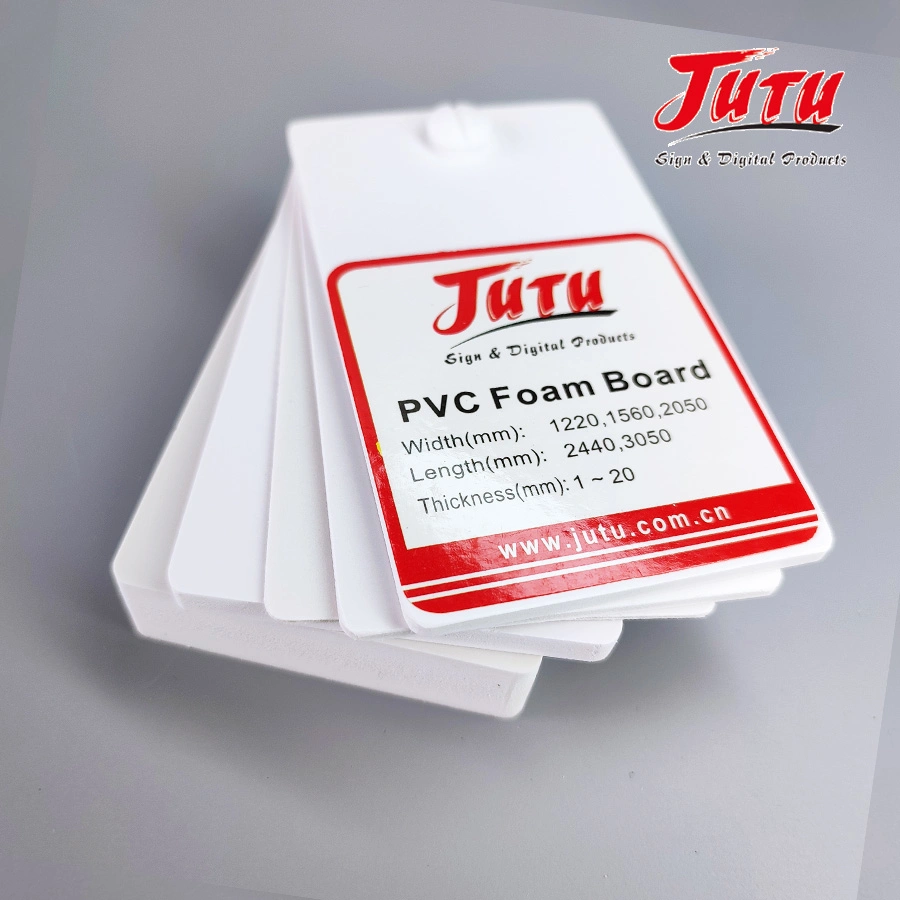 Jutu Affordable White Plastic Sheet PVC Free Foam Board with Long Life Time