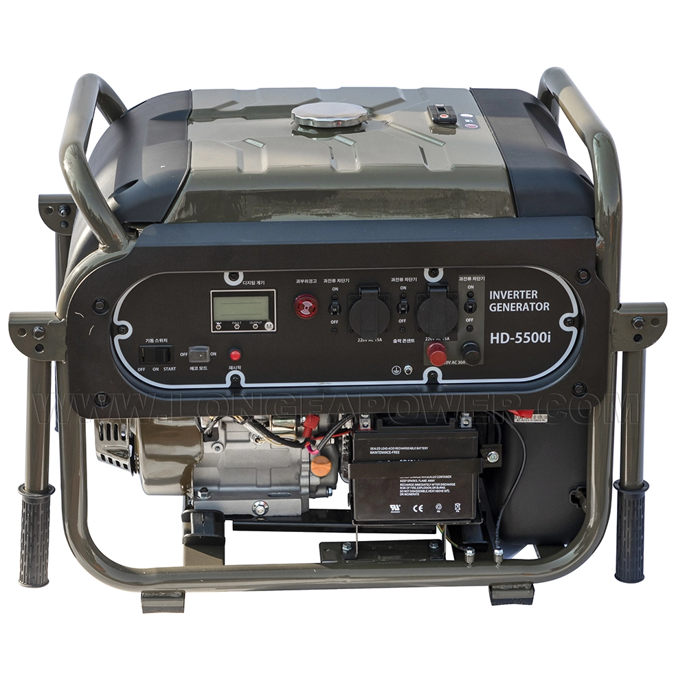 2kw 2kVA 3kw 3kVA 4kw 4kav 5kw 5kVA 6kw 6kVA 7kw 7kVA Power Silent Portable Petrol Gasoline Generator with Ohv 4 Stroke, Air-Cooled, Single Cylinder Gas Engine