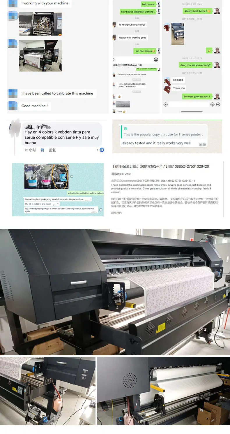 Textile Digital Print Machines Inkjet Large Format Sublimation Transfer Printer