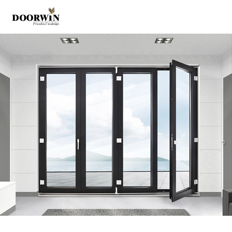 Aluminum Alloy Doorwin Doors Bi-Folding Door with High quality/High cost performance 