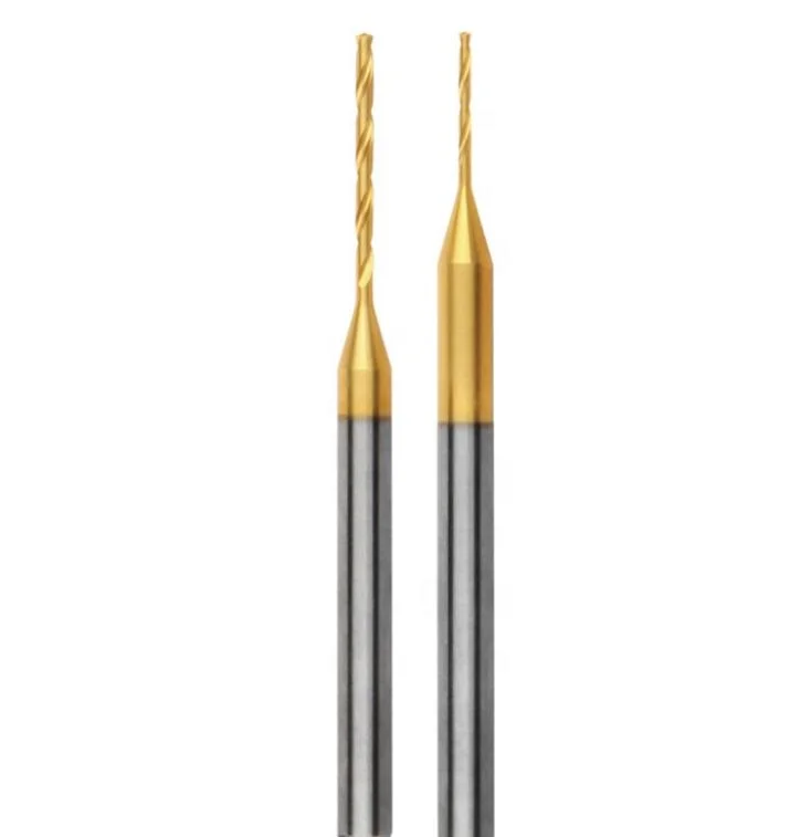 Micro Drills 0.5mm Carbide Drill Bit Extra Long Universal Use Miniature Drill Uncoated or Tialn Coated for Steel