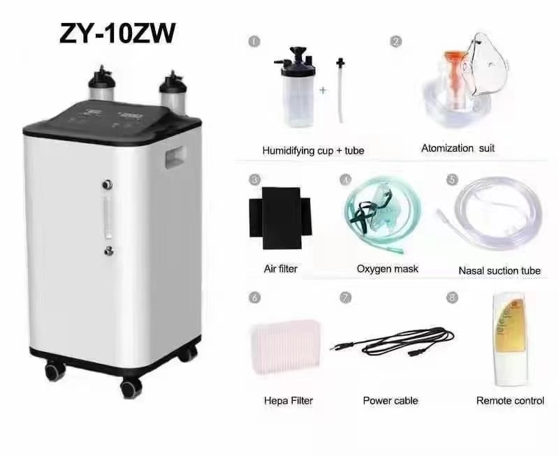 Amonoy Oxygen Concertrator Original Design Manufacturer 10L Dual-Flow Copd Treatment