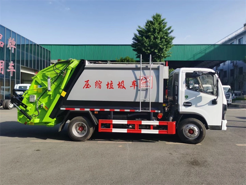 Efficient Waste Management Solution: 5-8 Cubic Meter Compressed Garbage Truck