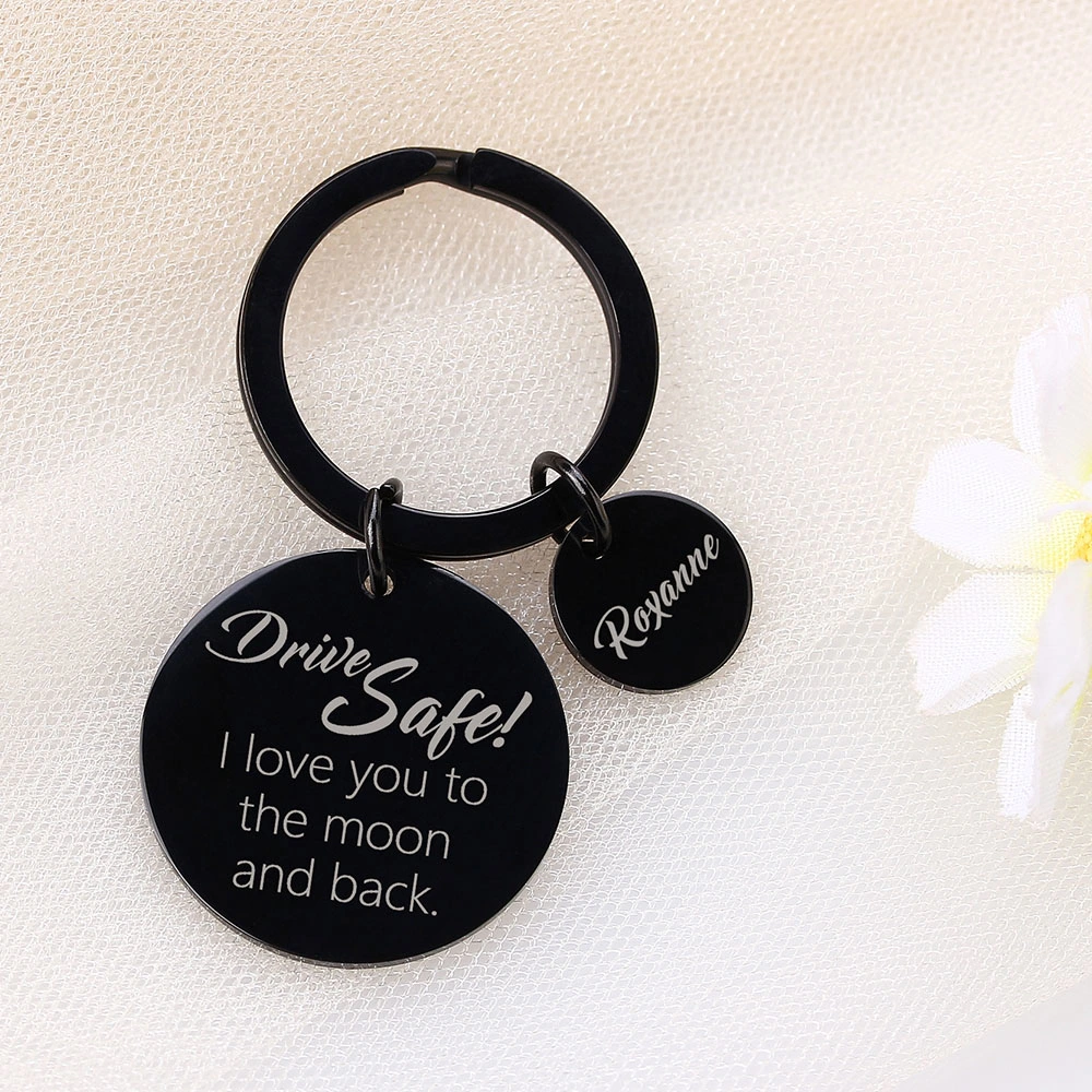 Fashion Accessories Customized Keychain Signature Keyring Personalized Handwritten Gift