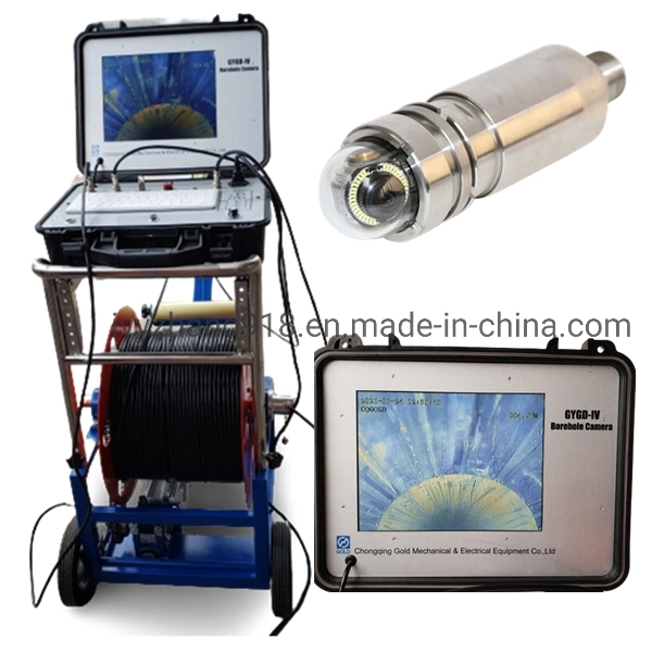 High Resolution Wellbore Camera USB Video Storage Downhole Camera Automatic Cable Winding Winch Well Inspection Camera Downhole Real Time Video Camera