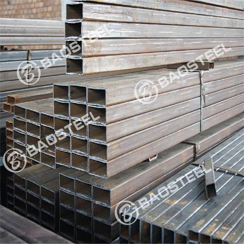 0.5 mm-28 mm Q345 Carbon Steel Pipe 20*30 Outer Dia S355jr Ss500 St52 Hot Rolled Square Steel Tube