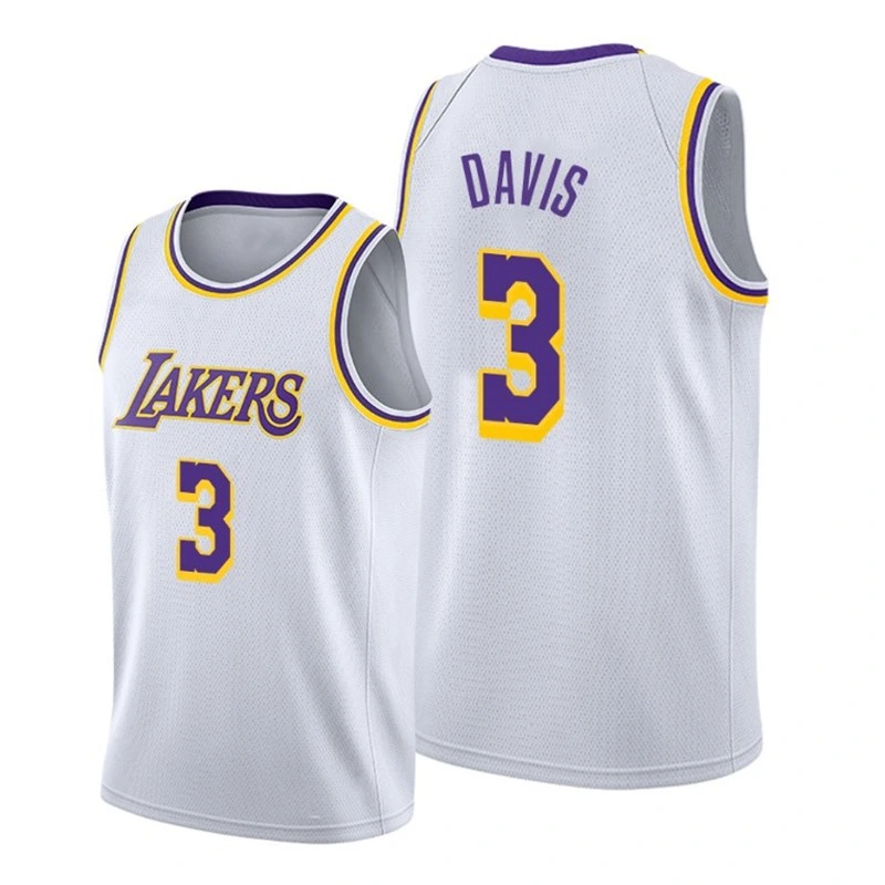 Basketball Player Davis Lakers #3 Edition Jerseys for Men