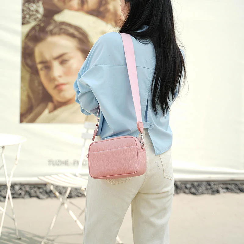 Factory Custom High quality/High cost performance  PU Leather Shoulder Bag Ladies Elegant Cross Body Sling Bag