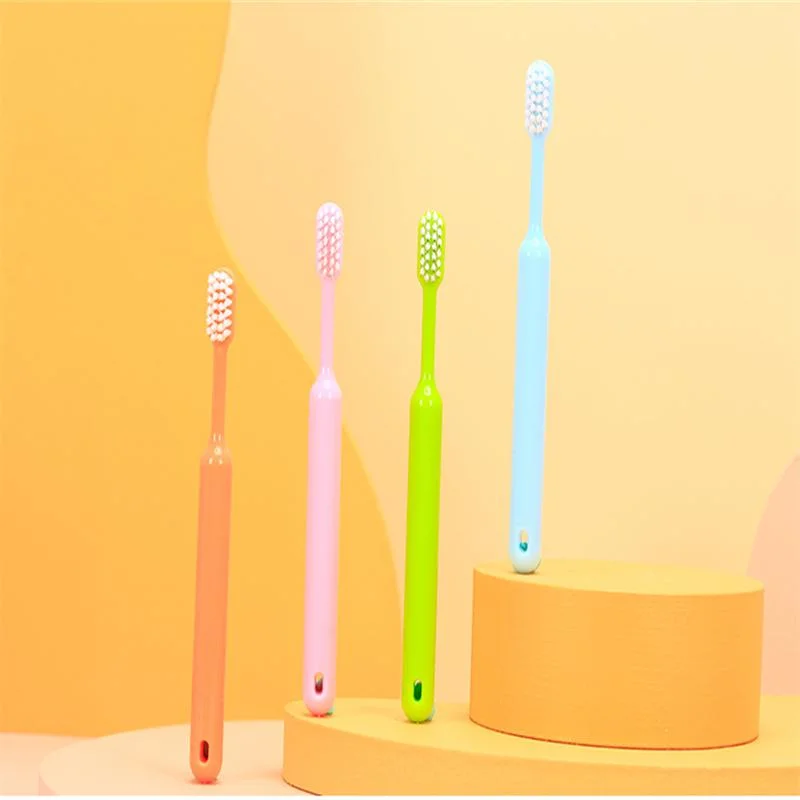 10 Children&prime; S Color Bucket Soft Bristle Toothbrush Oral Independent Care