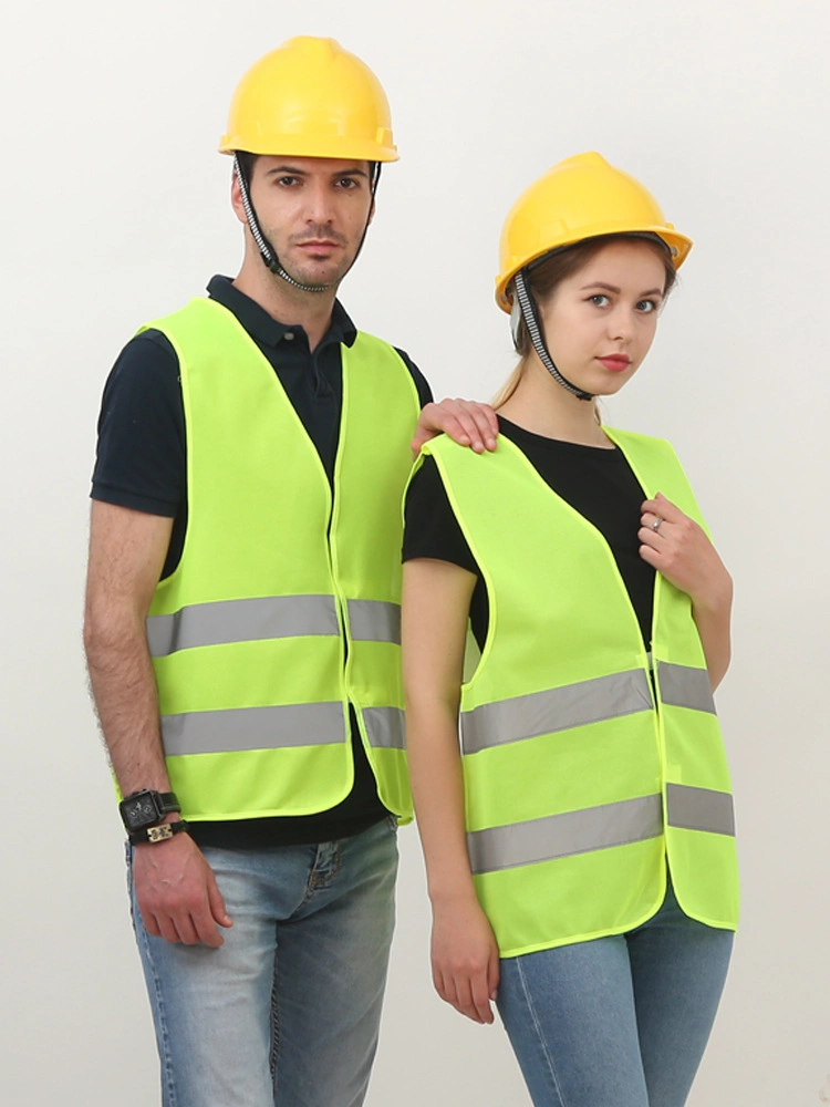 S-5XL Reflective Safety Clothing, Reflective Vest, Construction Jacket High Visibility Strip Hi Vis Work Security Safety Vest