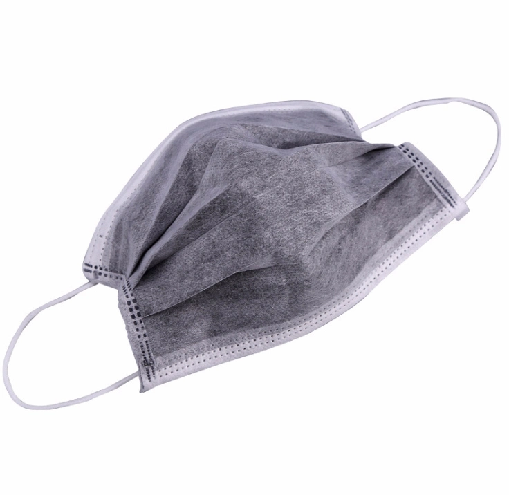 New Arrival Activated Carbon Filter Anti-Fog 4 Ply Facemask Fabric Masks 4ply Earloop Dust Mask 4 Layer Activated Carbon Filter Disposable Face Mask