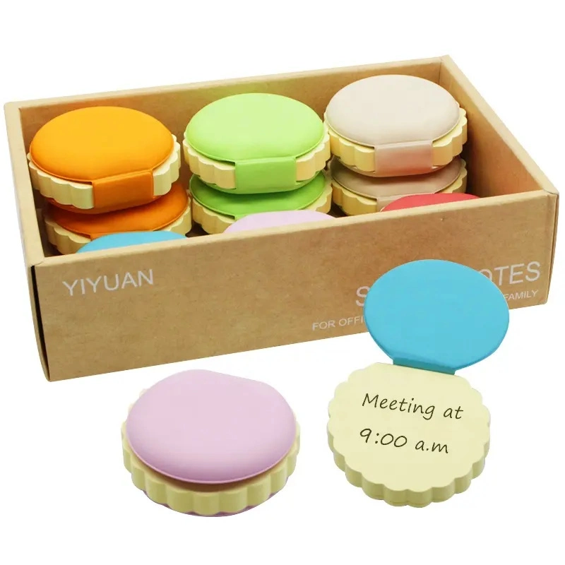 Promotional Novelty Customized Logo Round Colored Cute Sticky Notes Kawaii