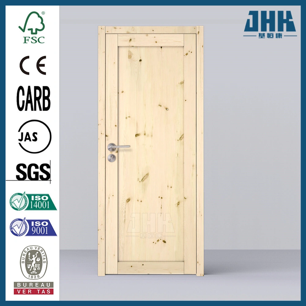 Solid Pine Operating Laminate Interior China Amazon Sua Shaker Door (JHK-SK01)