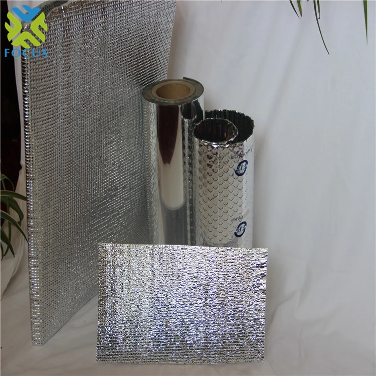 Foil Woven Fabric Foil Liner Fabric Insulation Cover Pallets Fabric for Cold Chain Packaging Insulation