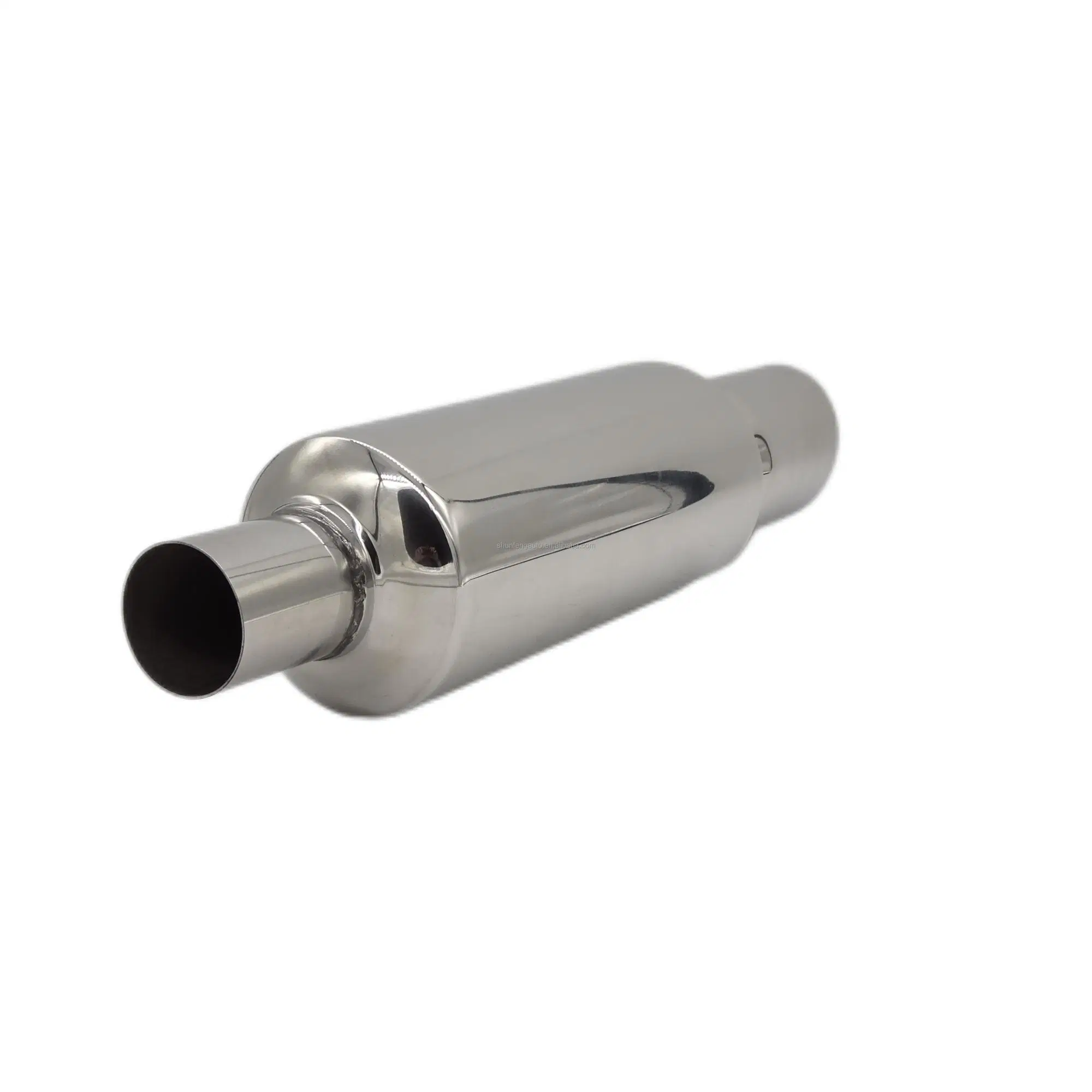 Custom Machining Stainless Steel Tail-Throat Downpipe Silencer Muffler for Exhaust System