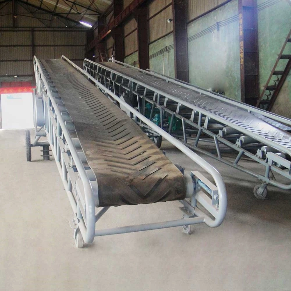 Inclined Mobile Conveyor Belt Machine