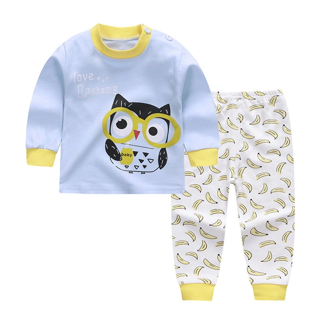 Wholesale/Supplier Casual Kids Wear Cartoon Print Baby Unisex Kids Set