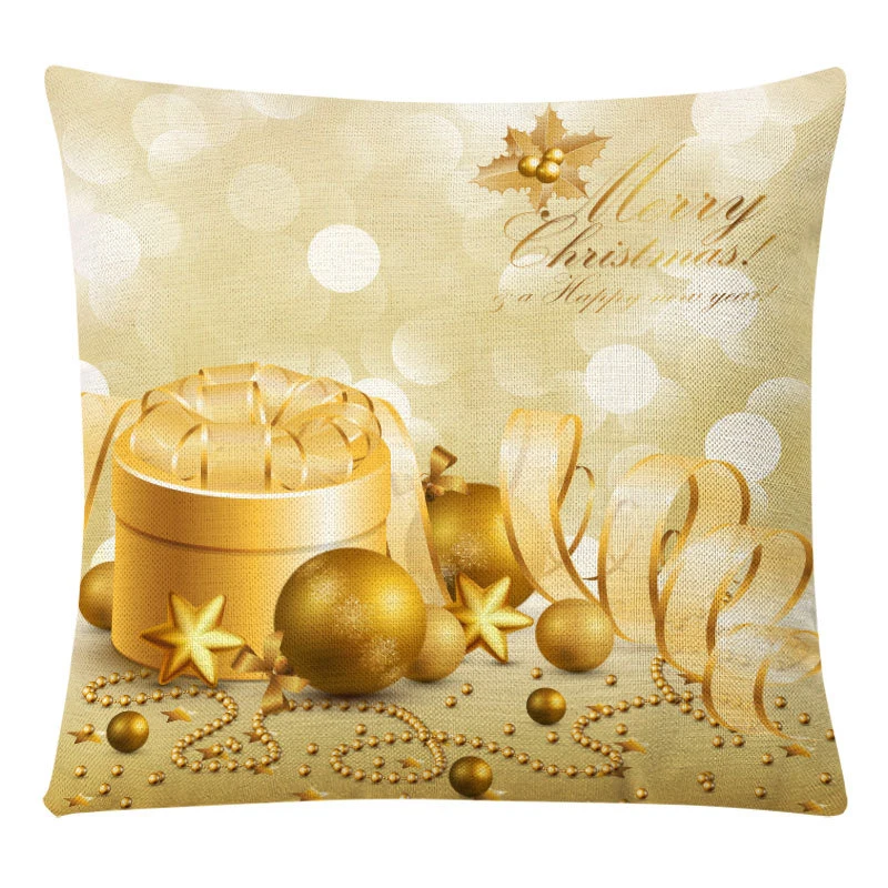 Wholesale/Supplier Christmas Home Gold Car Sofa Bed Cushion Pillow