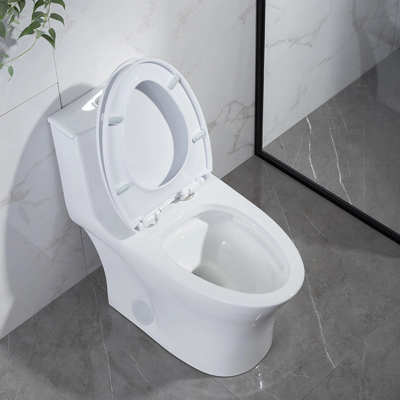 2022 Top Quality Sanitary Ware Closestool Ceramic Bathroom Water Closet Rimless Wash Down Royal Style 1 Piece White Color Wc Toilets Bowl