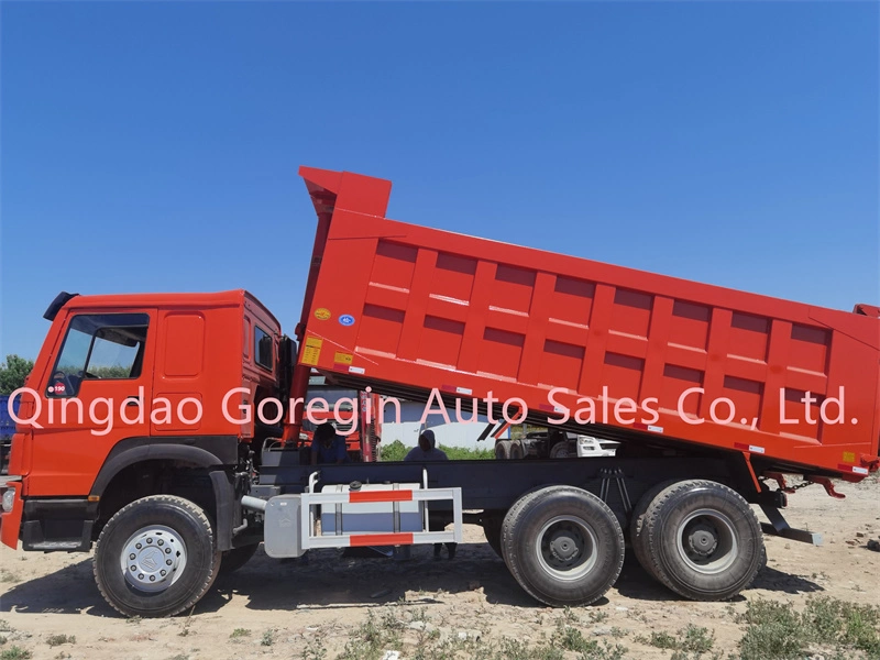with New Engine Used HOWO Dump Truck Sinotruk 371 375 420 10 -12 Wheel Tipper