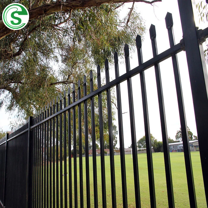 Steel Square Tube Design Galvanized Zinc Garrison Metal Fencing