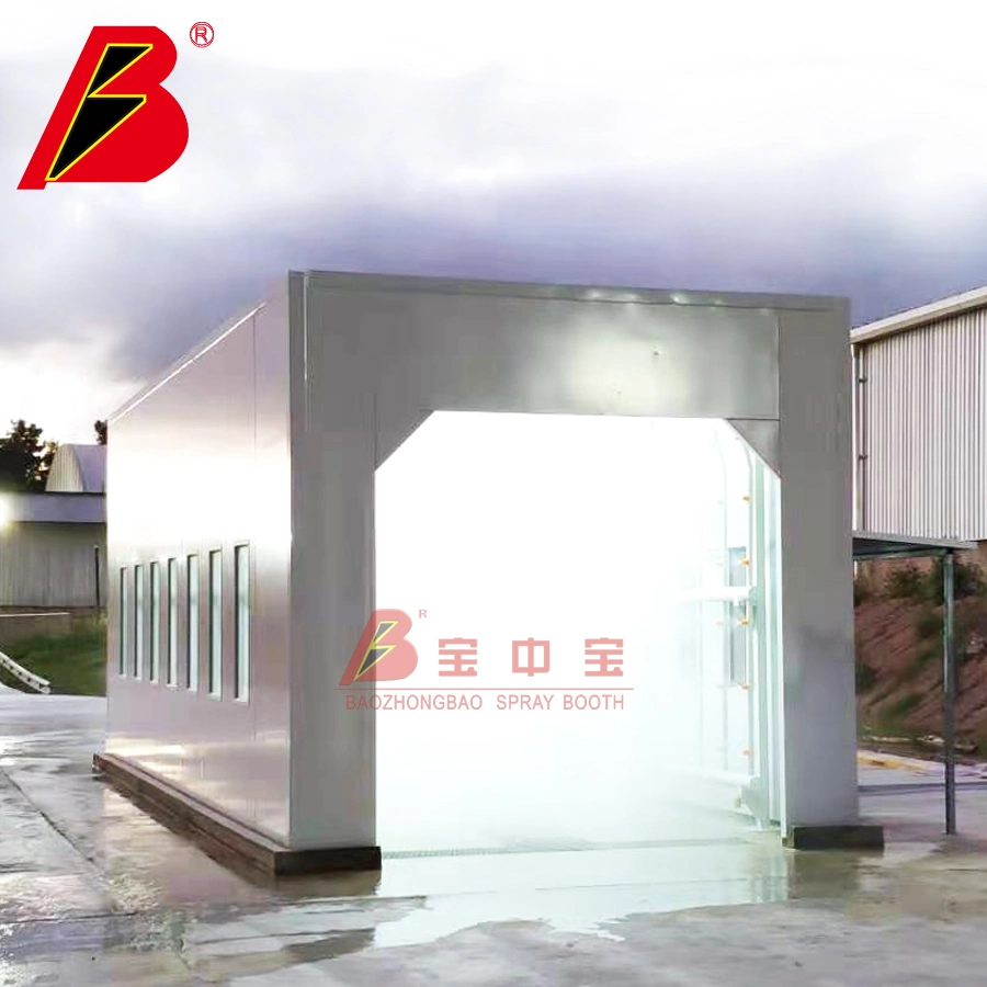 Testes de chuveiro de água do Barramento do Carro estande de teste para a linha de produção de ônibus da China
