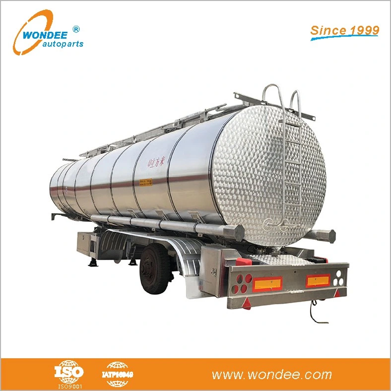 Heavy Duty 3-Axle Large Capacity Fuel Semi Trailer for Oil Transport Tanker