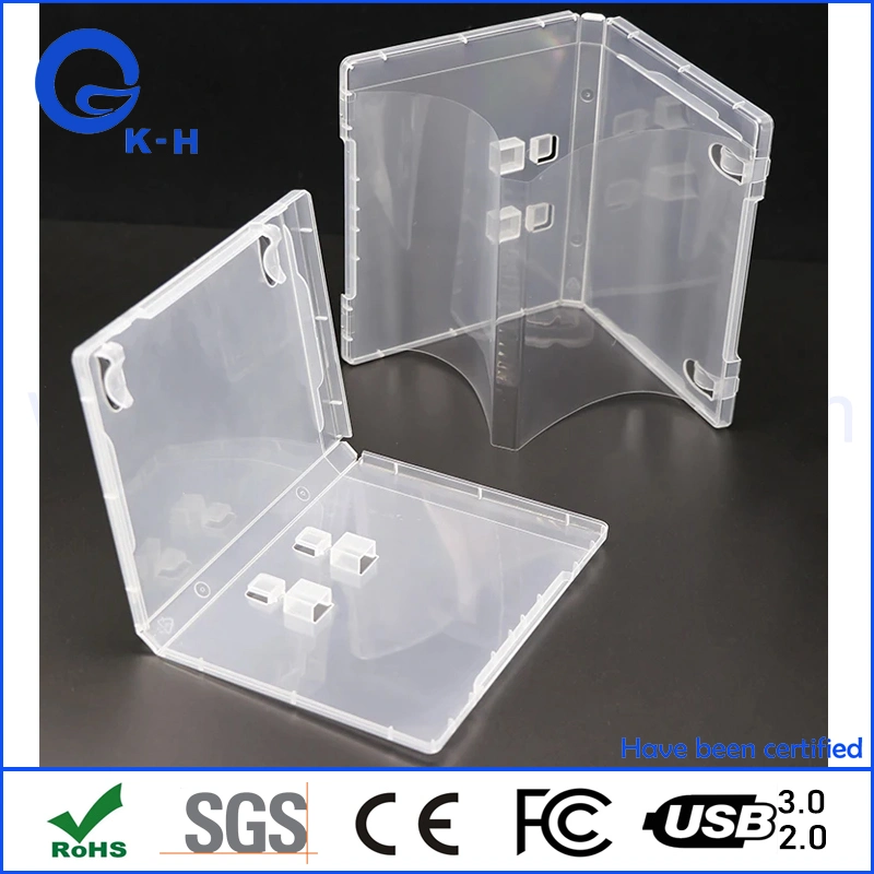 External Data Storage USB Key Case Gift Box Transparent Box