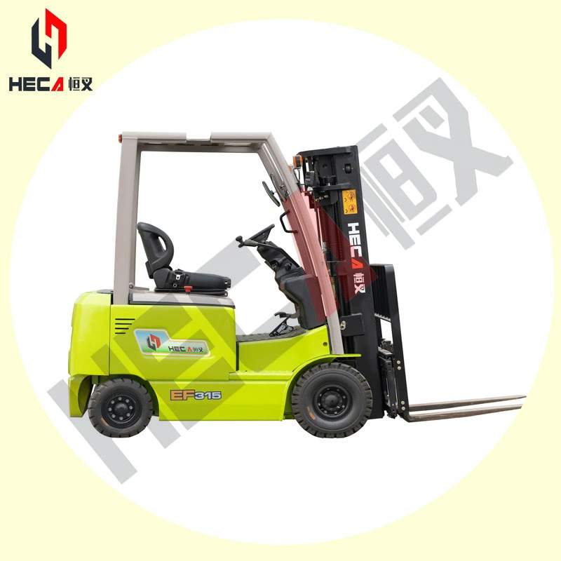 China Hot Sale 3-6m 1.5ton, 2 Ton, 3 Tonpower Forklift Trucks with 4 Wheels