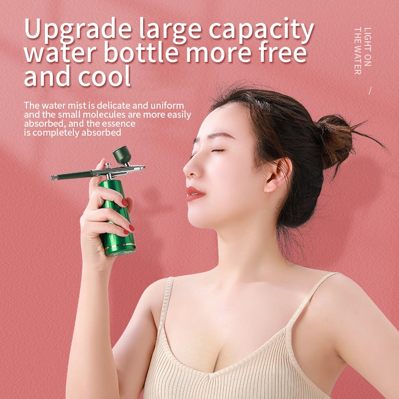 Hot Tragbare Handgerät Airbrush Hochdruck Nano Spray Feuchtigkeit Wasser-Sauerstoff-Injektionsgerät