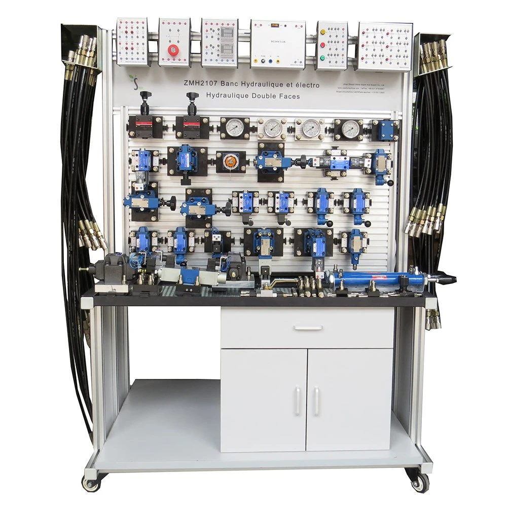 Ssedu Hydraulic Training Workbench Lab Equipment Electronic Circuit Trainer Mechatronics Training Equipment Jinan